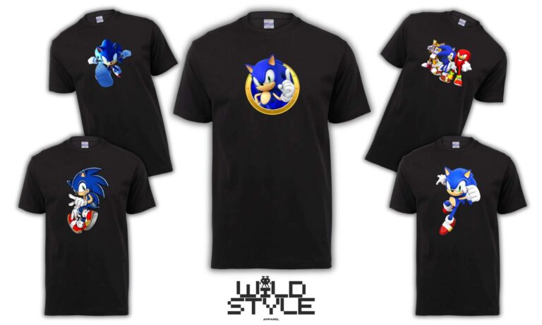WILDSTYLE MERCH APPAREL SHOP T-SHIRT SOUTH AFRICA SONIC THE HEDGEHOG SEGA GAMING CLOTHING