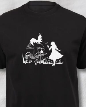Alice and Caterpillar Graphic Tee